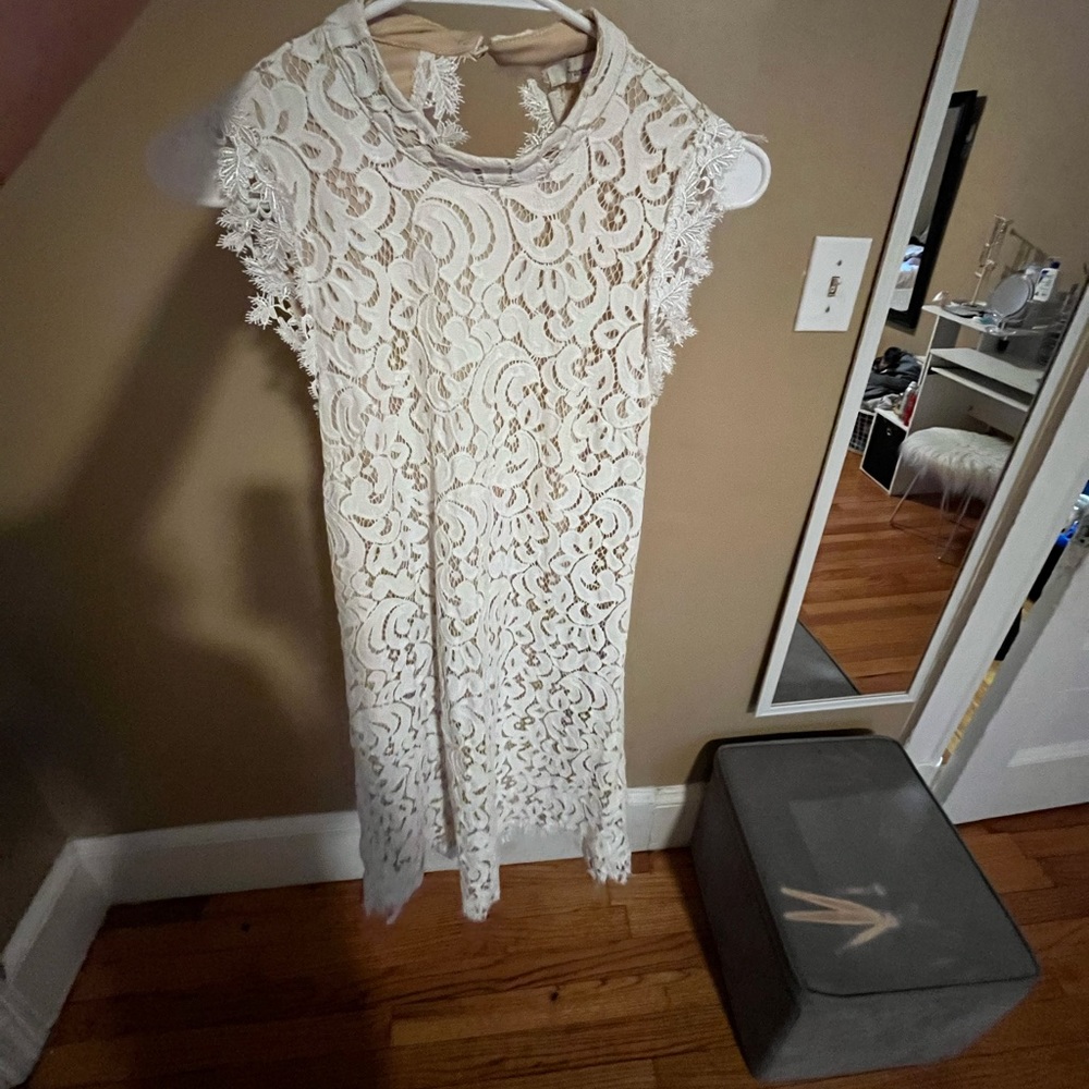 Francesca’s White Lace Dress